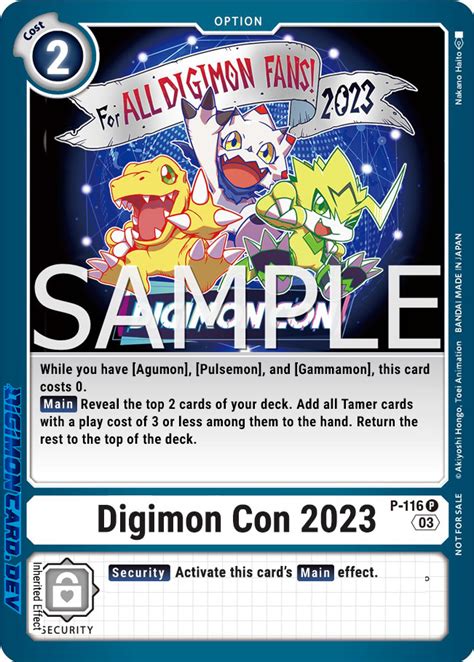 2023 – DIGIMON CARD META.
